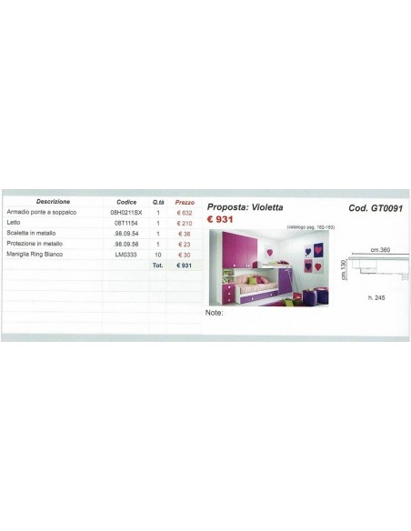 Bedroom Violetta